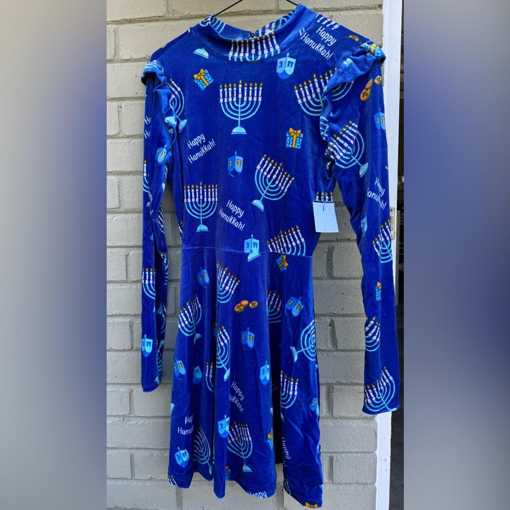 Xhilaration Blue Hanukkah Dress